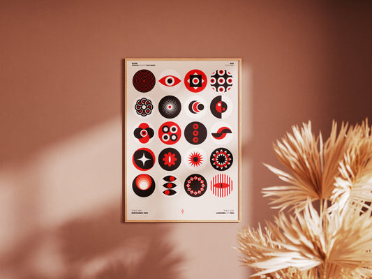 Bauhaus Poster in Mockup